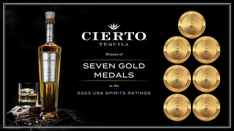 Cierto Tequila Wins Seven Gold Medals at the 2023 USA Spirits Ratings (Photo: Business Wire)