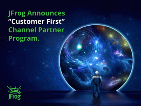 JFrog Announces "Customer First" Channel Partner Program. (Graphic: Business Wire)