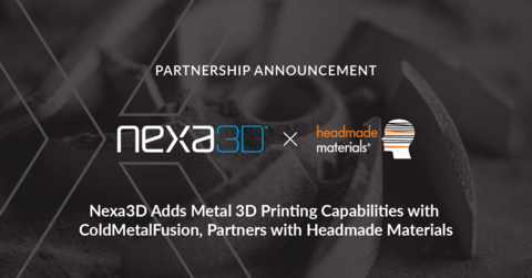 Nexa3D signs a partnership agreement with Headmade Materials to offer metal 3D printing capabilities to its QLS series printer users. (Graphic: Business Wire)