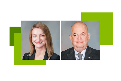 Anna Brackin was named Chief Compliance Officer for Regions Bank, and Gary Walton was appointed to serve as Business Unit Chief Risk Officer for Regions’ Consumer Banking and Wealth Management divisions. (Photo: Business Wire)