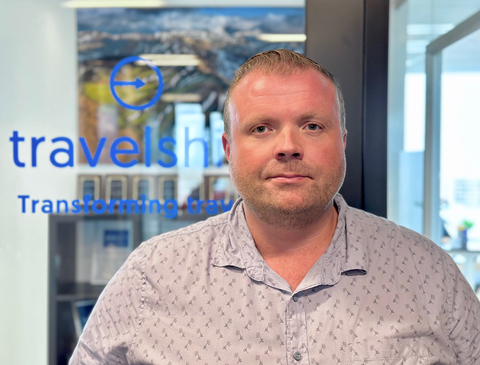 Helgi Páll Helgason是Travis的前瞻员，也是《欧洲指南》编撰商Travelshift的人工智能主管（照片：美国商业资讯）