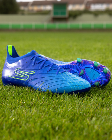 The new SKX_01 football boot from Skechers worn by superstar striker Harry Kane. (Photo: Business Wire)