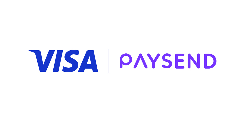 visa paysend logo lockup
