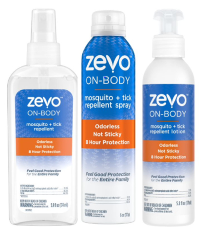 Zevo On-Body Mosquito + Tick Repellents Earn Coveted Good Housekeeping Seal of Approval. (Photo: Business Wire)