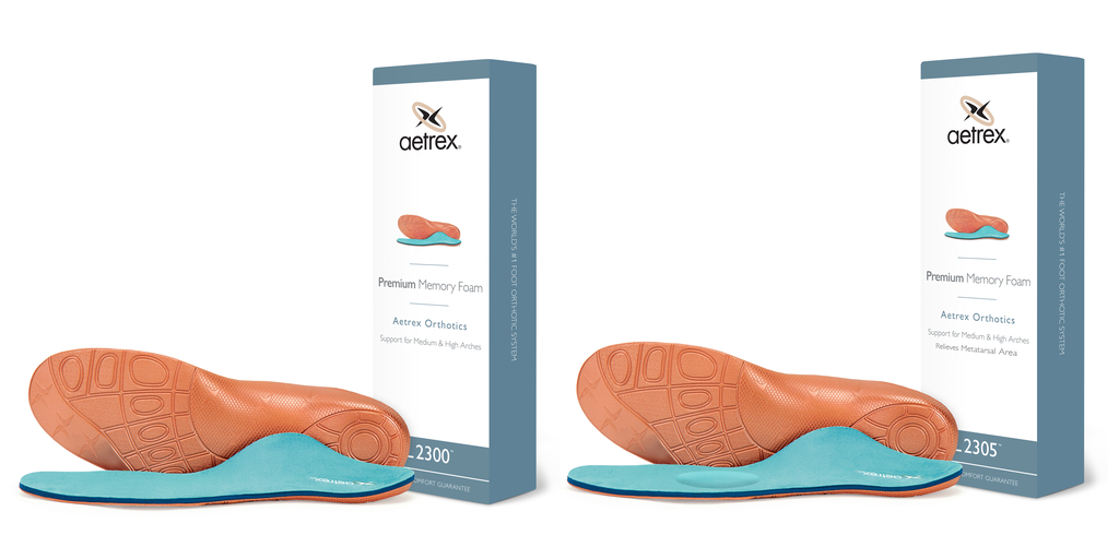 aetrex memory foam