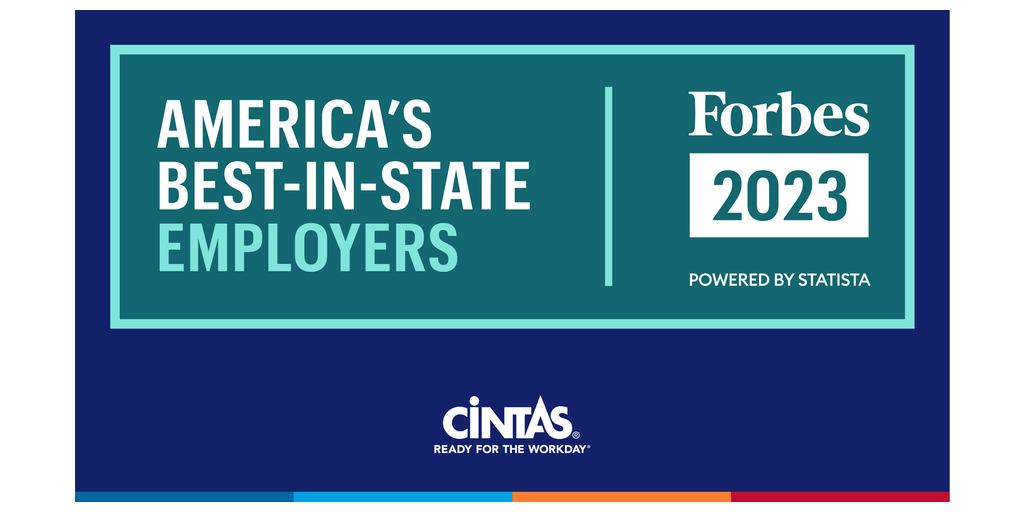 Forbes names Cintas among America’s BestinState Employers ESG Today