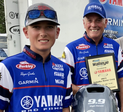 Ross Grothe and his son Roger Grothe are the 2023 AIM® Weekend Walleye(TM) Series Team of the Year (TOY). (Photo: Business Wire)