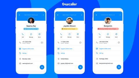 Truecaller introduces new Anti Fraud Feature – Search Context (Photo: Business Wire)