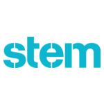 stem logo color blue