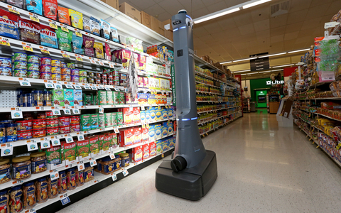 Marty the Robot has been upgraded at 300+ Stop & Shop locations to automate regular product checks, enabling associates to spend more time with customers. (Photo: Business Wire)