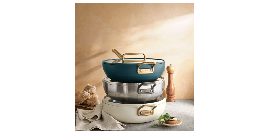 Stanley Tucci just released his own line of chic cookware with GreenPan