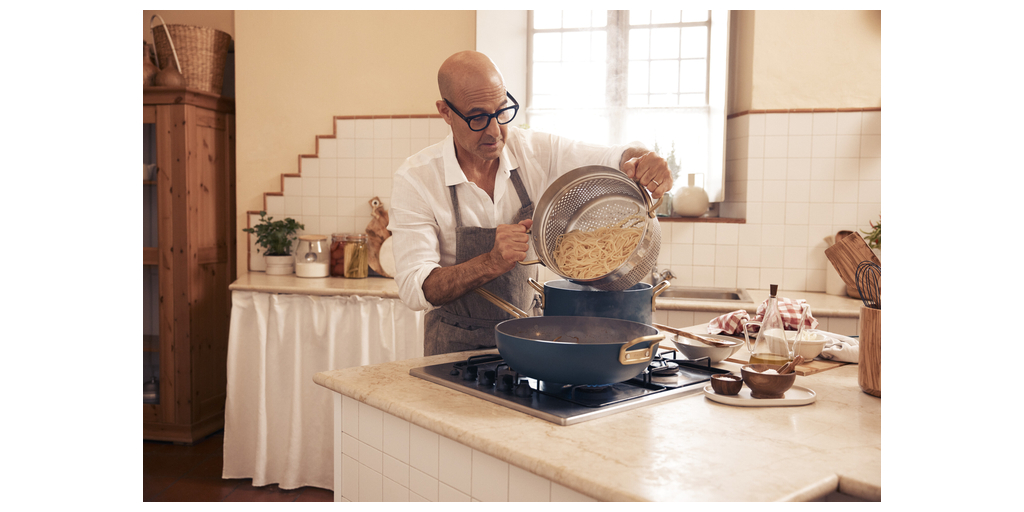 Stanley Tucci Launches Gorgeous Cookware With GreenPan for 2024