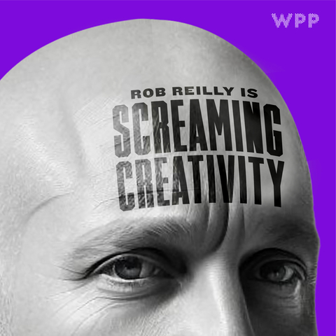 WPP's Screaming Creativity podcast, hosted by Chief Creative Officer Rob Reilly (pictured) launches today on leading platforms. (Photo: Business Wire)