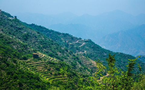 original Agricultural terraces in the Southern Region of KSA (Photo: AETOSWire)