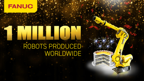 FANUC has produced its one millionth industrial robot. An automation trailblazer for over half a century, FANUC’s robots are used in production facilities all over the world to assemble, handle, package, paint and weld products of every shape and size. (Photo: Business Wire)