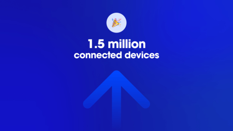 original The Things Industries has reached 1.5 million connected devices to its LoRaWAN Network Server (Graphic: Business Wire)