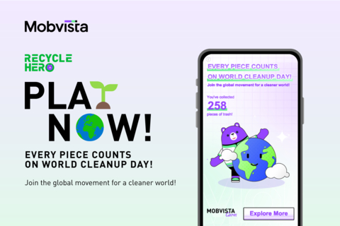 Mobvista, a global leader in marketing and advertising technology, launches an interactive mobile ad campaign, "Recycle Hero," in alignment with World Cleanup Day 2023. (Photo: Business Wire)