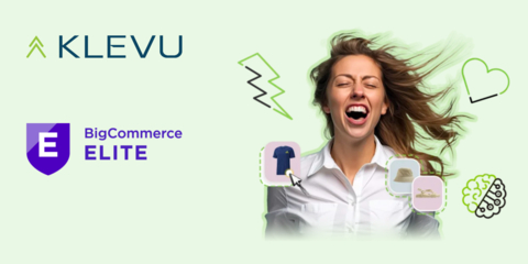 Klevu is now a BigCommerce Elite Partner for AI Search & Merchandising. (Graphic: Business Wire)