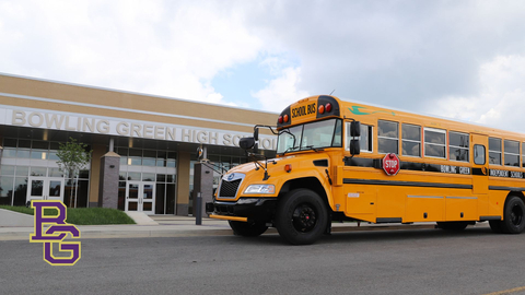 Blue Bird is delivering 13 electric, zero-emission school buses to the Bowling Green Independent School District (BGISD) in Kentucky to help the school district accelerate its transition to clean student transportation. BGISD buses transport daily around 2,300 students to and from schools. (Image provided by Bowling Green Independent School District)