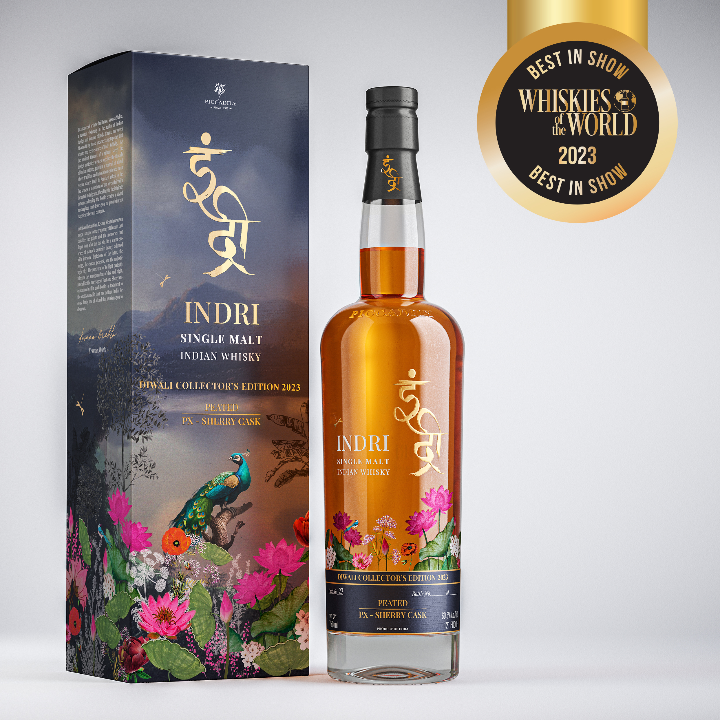 Indri Becomes 'The Best Whisky In The World': Wins 'Best in Show Double  Gold' at Whiskies of the World Awards 2023