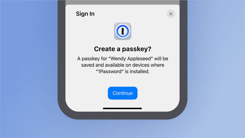 Save and sign in with passkeys directly from the 1Password mobile apps and browser extensions. (Graphic: Business Wire)