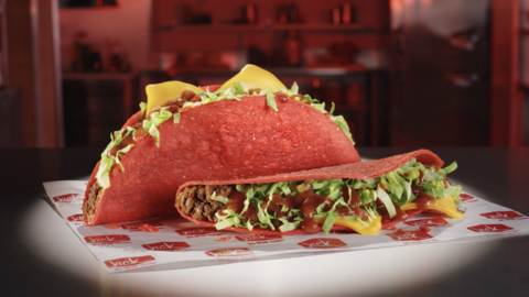 Angry Monster Tacos are a spicy alternative wrapped in a red shell. Join the Jack Pack® for early access to this iconic item on September 20. (Photo: Business Wire)