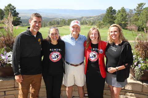 AIR Executive Vice President Emeritus Miles Cortez joins Project Sanctuary and TAPS leadership at the AIR Gives + Aimco Cares Charity Golf Classic. (Photo: Business Wire)