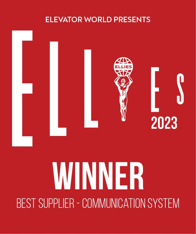 Ooma today announced that Elevator World magazine, the leading media voice in the vertical transportation industry, has selected Ooma for the 2023 Ellies awards in the category of Best Communication System Supplier, honoring the Ooma AirDial solution for POTS replacement. (Graphic: Business Wire)