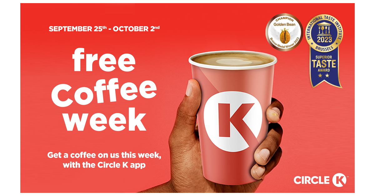 Circle K Brews Up Free Coffee in U.S. Beginning Sept. 25 Business Wire