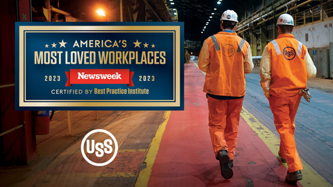 U. S. Steel Named One of America’s Most Loved Workplaces® by Newsweek for Third Consecutive Year (Photo: Business Wire)