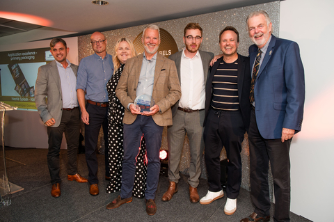 Teams from ProAmpac's Grimsby site and Nestlé UK Celebrate the 2023 Digital Labels Packaging Award (Photo: Business Wire)