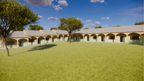 Rendering of planned schoolhouse in Cape Coast, Ghana (Photo: Business Wire)