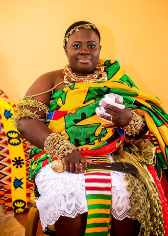 Queen Ohemaa Egyama Egyiriwa Ansaba 1st of Amankurahemaa of Kwamankese Traditional area of Ghana (Photo: Business Wire)