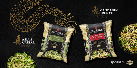 Mann Packing Co. Inc. and PF Chang's Asian Caesar Salad Kit and Mandarin Crunch Salad Kit (Photo: Business Wire)