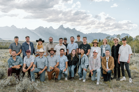 The UserEvidence team at a recent company-wide offsite in Jackson Hole, Wyoming. UserEvidence is headquartered in Wyoming and provides B2B go-to-market teams with an AI-powered customer voice platform that turns survey feedback into verified proof points in minutes. Using the platform, go-to-market teams can publish shareable, on-brand content tailored to specific use cases based on company size, industry or geography in just a few clicks. (Photo: Business Wire)