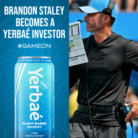 Yerbaé Welcomes Los Angeles Chargers Head Coach Brandon Staley to Its Team of Investors (Photo: Business Wire)