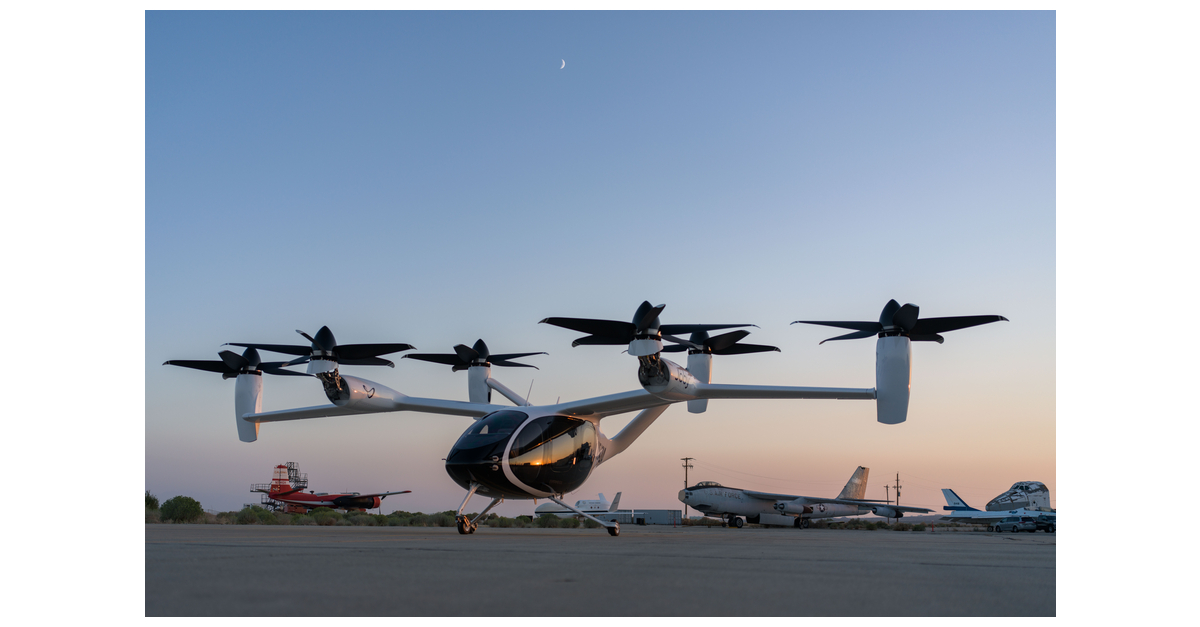 Joby Delivers First EVTOL Aircraft To Edwards Air Force Base Ahead Of ...