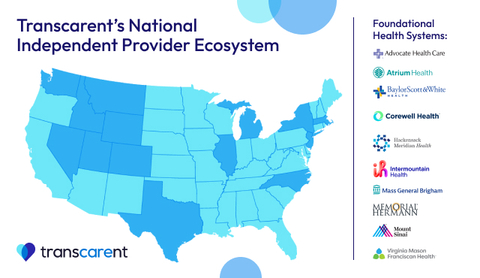 Transcarent National Independent Provider Ecosystem Foundational Health Systems (Graphic: Business Wire)