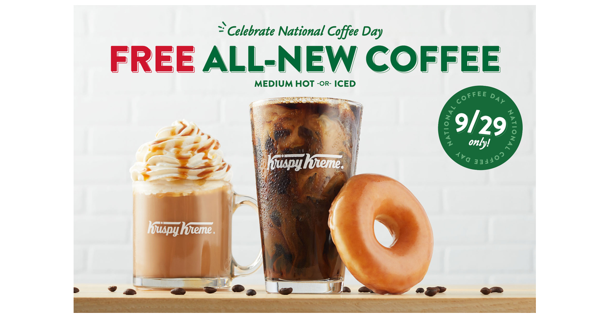 KRISPY KREME® Treats Fans on National Coffee Day to FREE AllNew