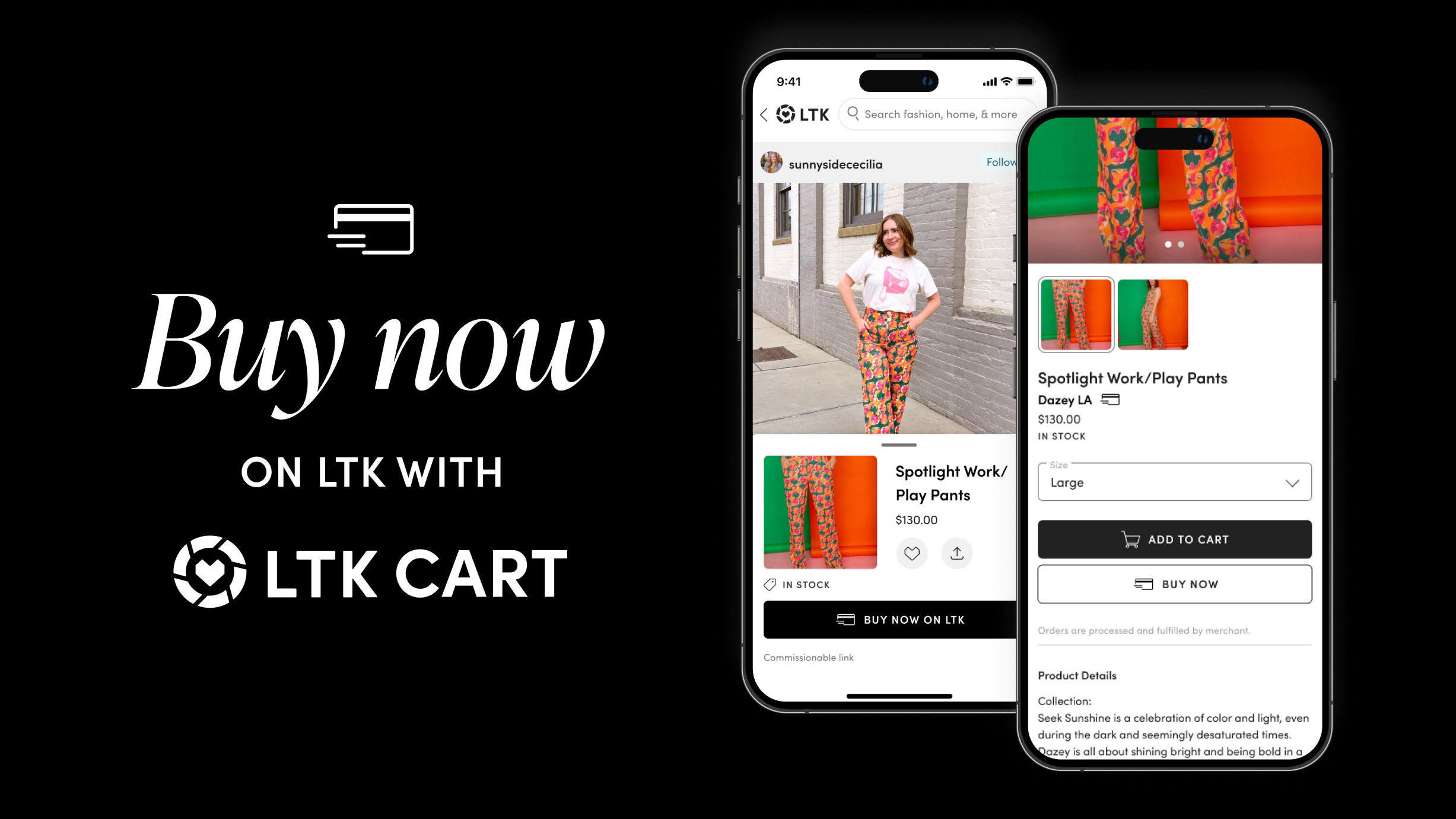 LTK, the Creator Commerce™ Platform, Launches 'Buy Now with LTK Cart'  In-app Checkout Experience on Creator Shops