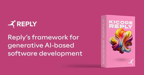 original KICODE Reply nutzt generative KI und kann den gesamten Software Development Life Cycle auf der Grundlage einer einzigen Anweisung selbstständig durchlaufen (Photo: Business Wire)