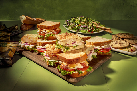 Businesses can now order catering from nearly half of Panera’s bakery-cafes across the U.S. on the ezCater website and mobile app. (Photo: Business Wire)