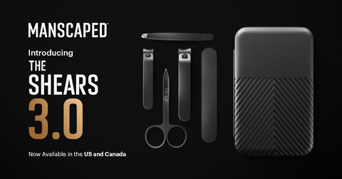 Next-level nail care brought to you by the experts in men’s grooming. Introducing The Shears 3.0 by MANSCAPED. (Graphic: Business Wire)