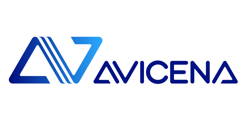 Avicena logo FINAL blue on white
