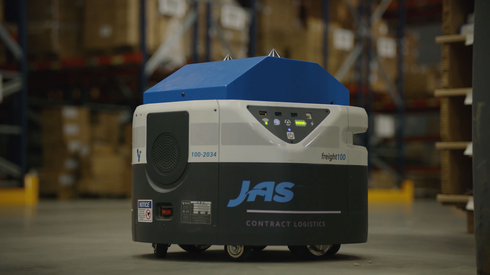 Zebra Technologies' CartConnect100 autonomous mobile robots (AMRs) support JAS Worldwide’s strategy to increase throughput for its fulfillment customers at its new 300,000 square-foot Contract Logistics Super Hub in Olive Branch, Mississippi.
