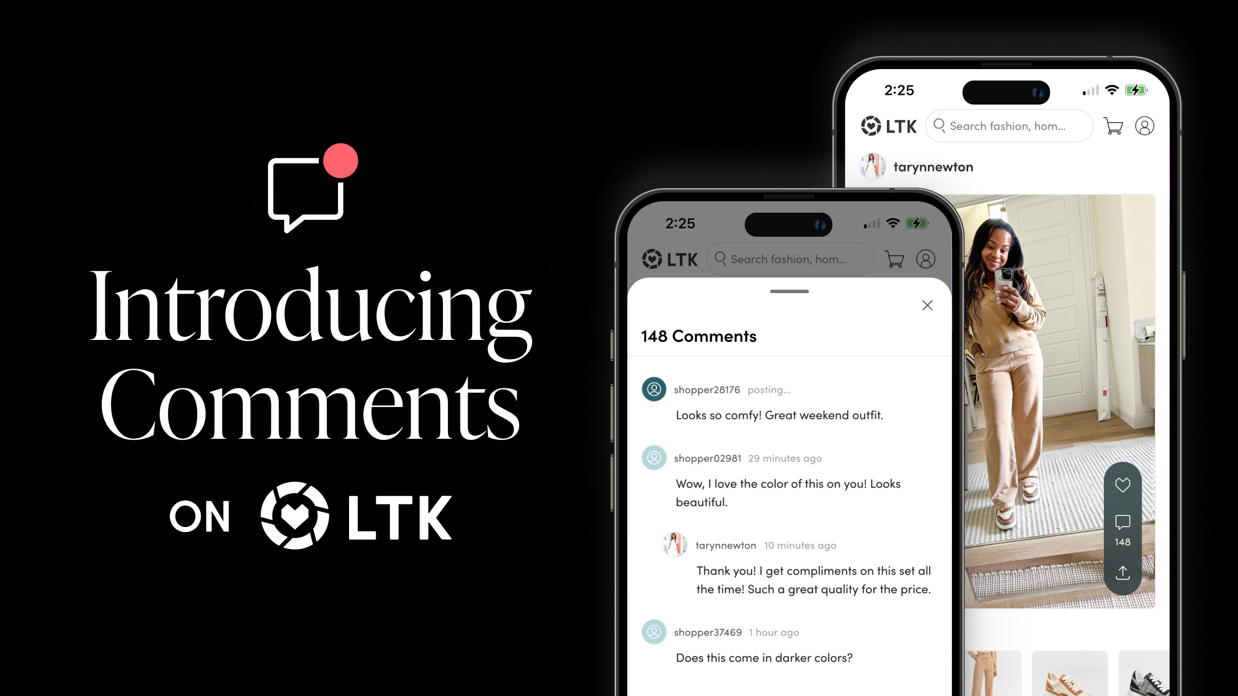LTK, the Creator Commerce™ Platform, Deepens Creator Relationships with  Shoppers: Introducing LTK Comments