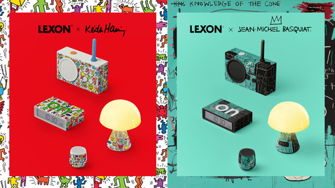 The Lexon x Keith Haring & Lexon x Jean-Michel Basquiat collections are available for pre-orders. (Photo: Lexon)