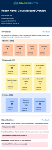 Stack Identity Shadow Access Risk Assessment Sample (Graphic: Business Wire)