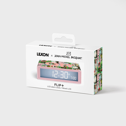 Packaging Flip+ de la Collection Lexon x Jean-Michel Basquiat