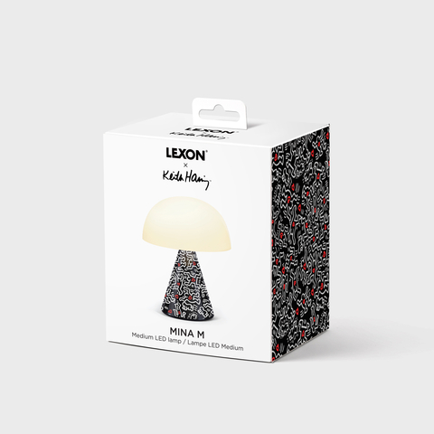 Packaging Mina M from Lexon x Keith Haring Collection